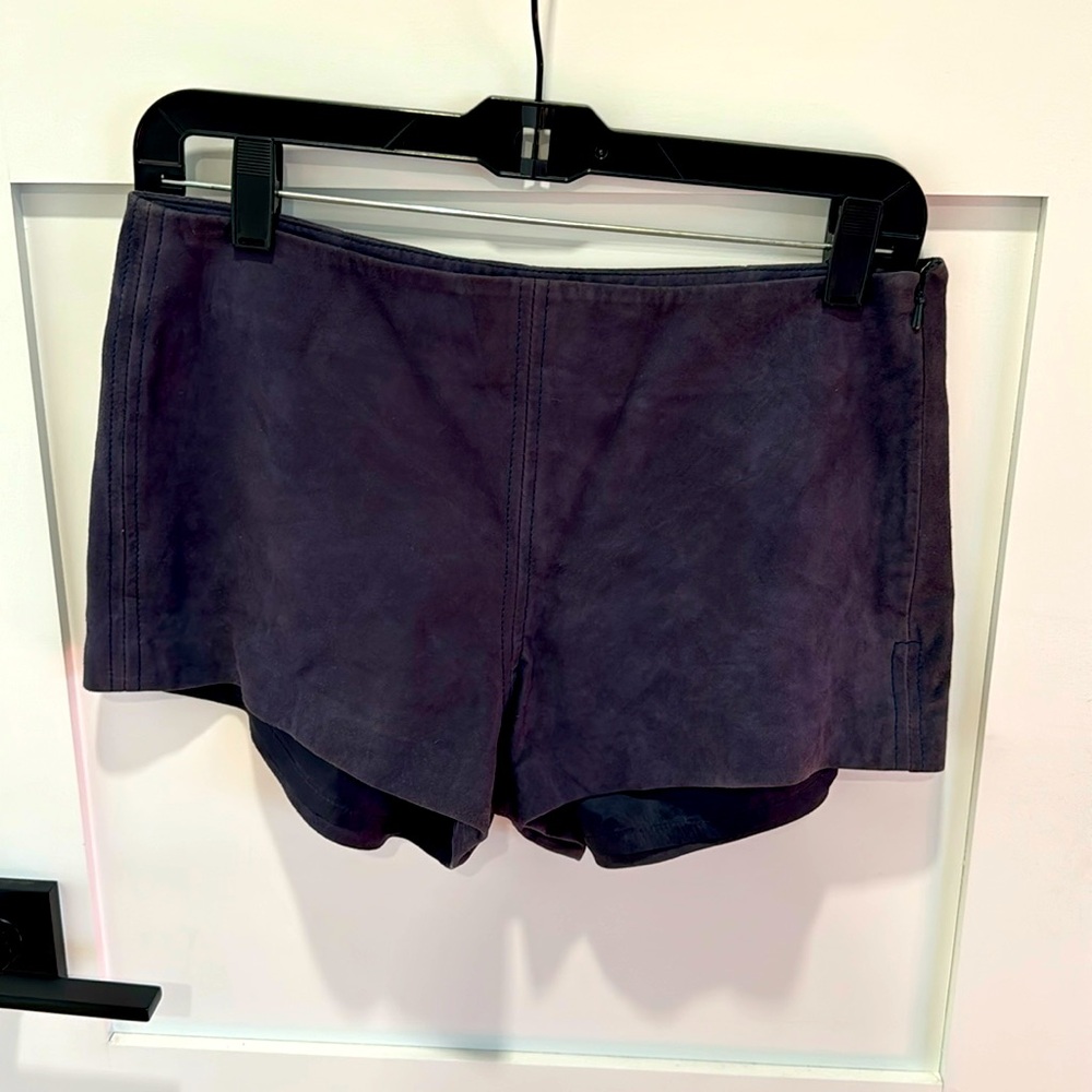 Suede Shorts